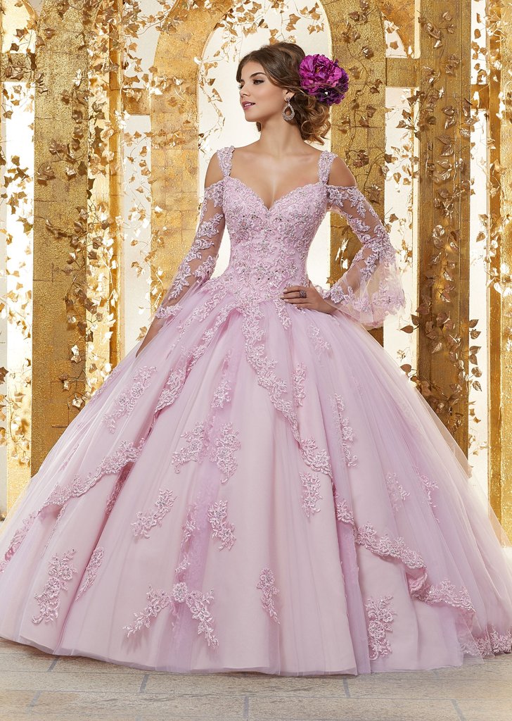 Bell Sleeves Quinceanera Dress - Toledoz Boutique